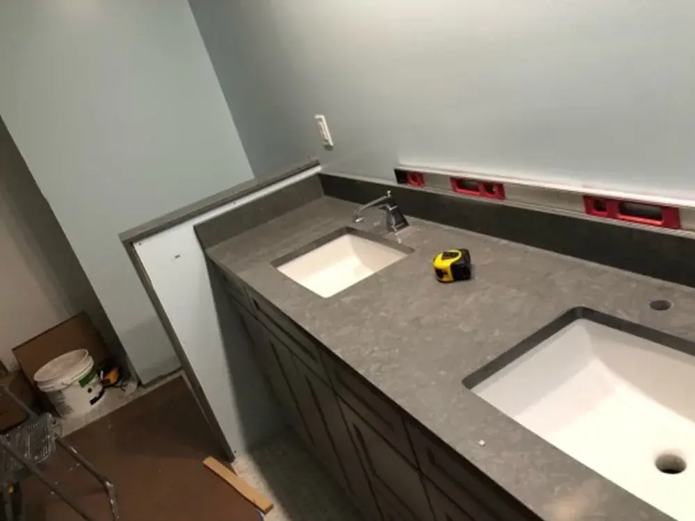 Elegant bathroom vanity